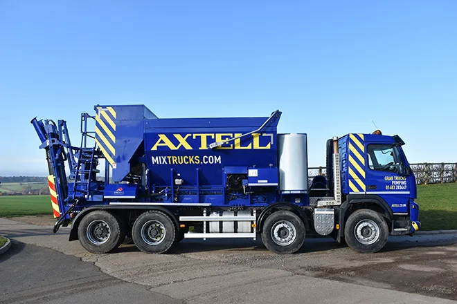 Axtell specialist concrete solutions mix truck